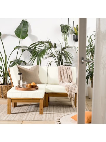 home24 Loungeecke LEXI in Wollweiß