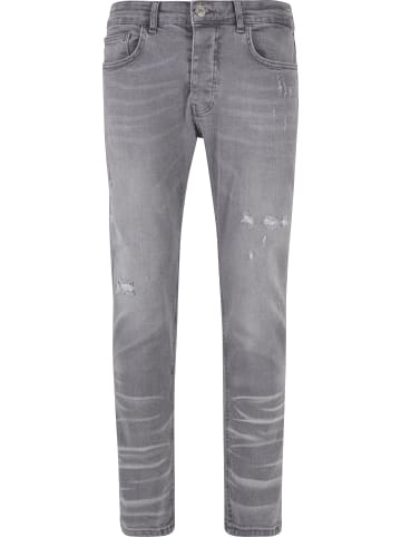 2Y Premium Tapered Jeans in grey