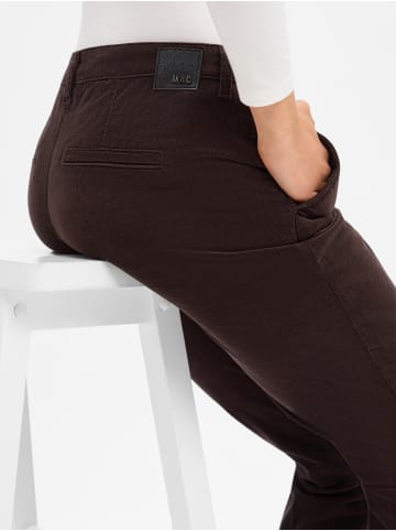 MAC HOSEN Hose Chino turn up in schoko