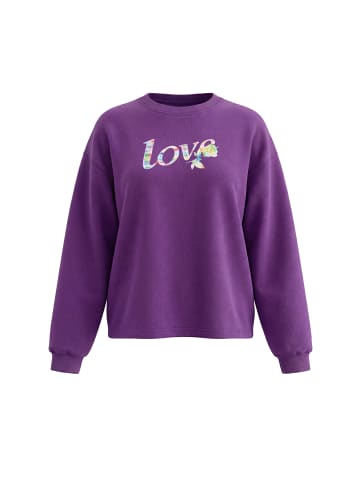 IZIA Women Sweatshirt in Lavender