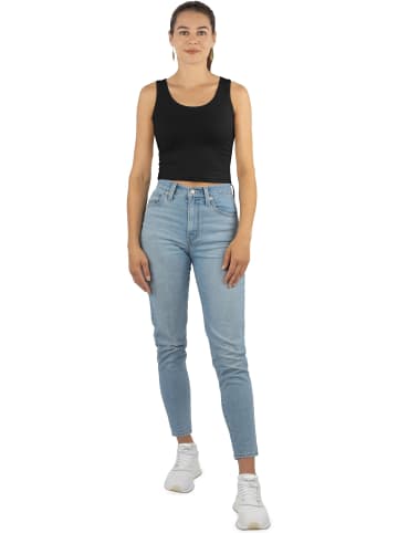 Janice 4 x Damen crop Top Namlea in Schwarz