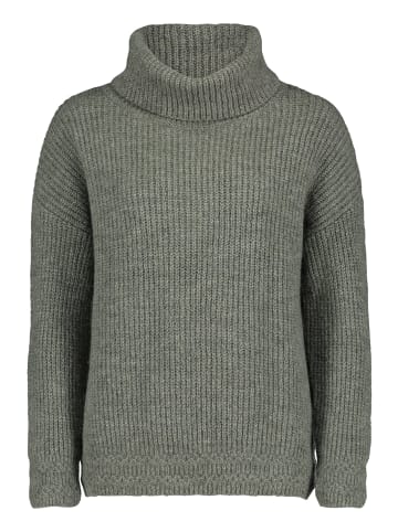 CARTOON Basic-Pullover mit Turtle Neck in Pine Green Melange