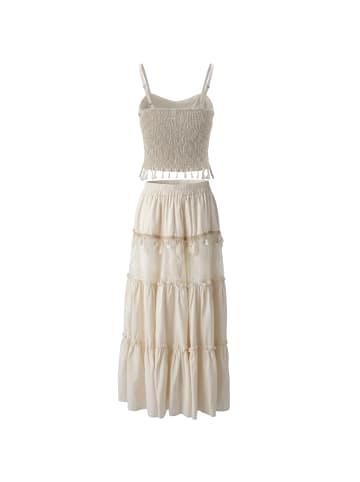 gaya Women Two-Piece Set in Offwhite