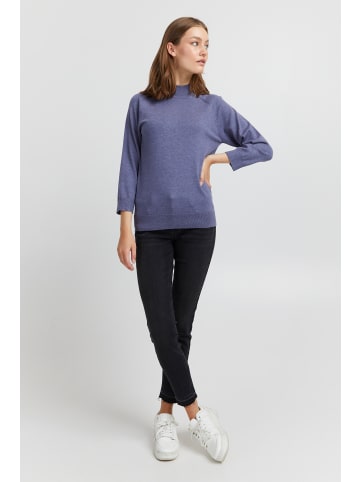 Pulz PZSara regular fit in Blue Granite Melange