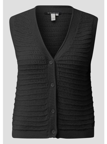 QS Strickjacke in 9999_schwarz