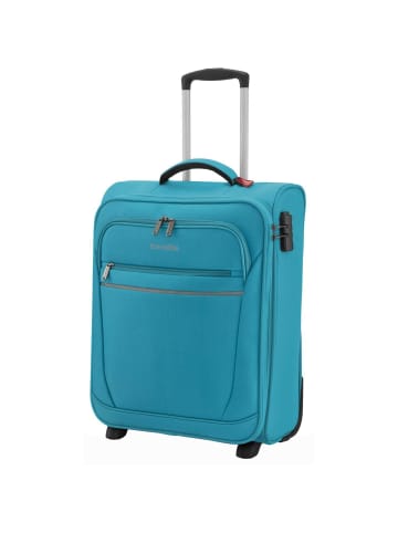 travelite Cabin - 2-Rollen-Kabinentrolley S 52 cm (navy) in turquoise