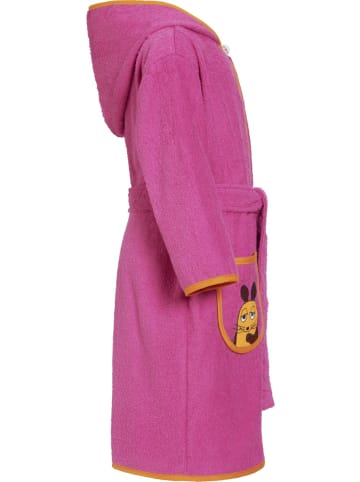 Playshoes Frottee-Bademantel DIE MAUS in Pink