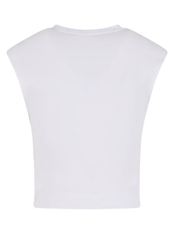 Urban Classics Cropped T-Shirts in white