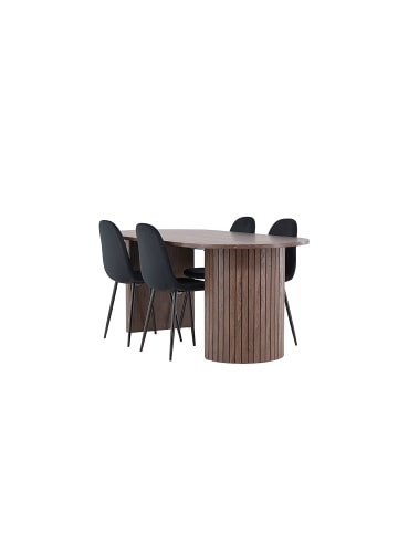 ebuy24 Essgruppe Härön (5-teilig) Mocca 90 x 200 cm