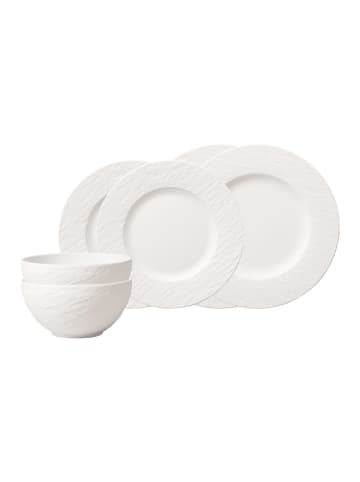 Villeroy & Boch 6-tlg. Basic-Set Manufacture Rock Blanc in in weiß
