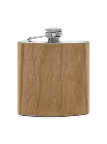 Mr. & Mrs. Panda Hipflask Orca mit Spruch in Braun