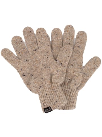 Jack Wolfskin Accessoires Merino Glove Wolle in Braun