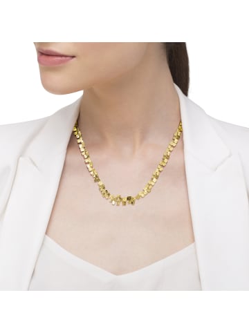 Steel_Art Halskette Damen Partis goldfarben in goldfarben