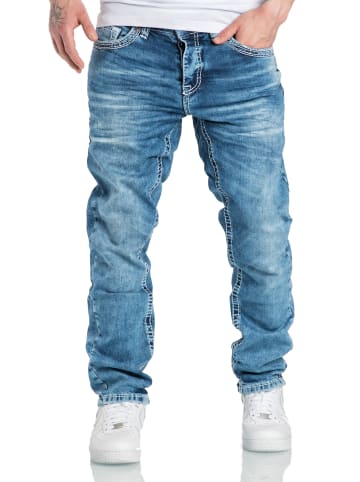 Amaci&Sons Jeans Regular Slim Raleigh in Hellblau