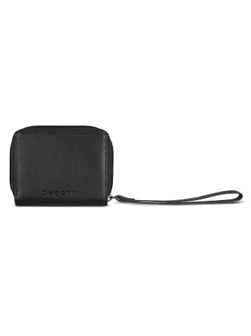 Bugatti Black Magic Geldbörse RFID Schutz Leder 11 cm schwarz