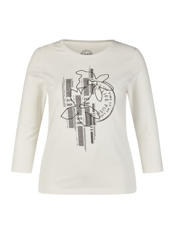 Rabe T-Shirt mit Strassapplikation in Natur