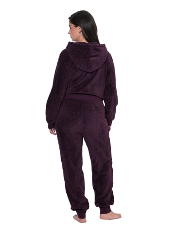 Ulla Popken Overall in dunkle pflaume