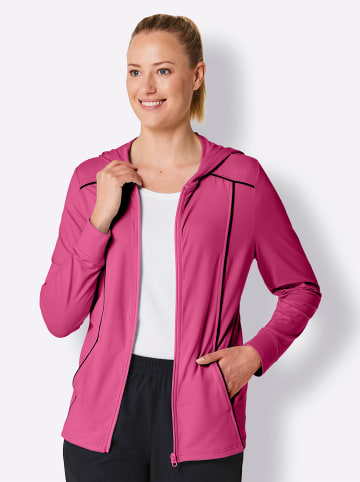 WITT WEIDEN Sportjacke in fuchsia-schwarz