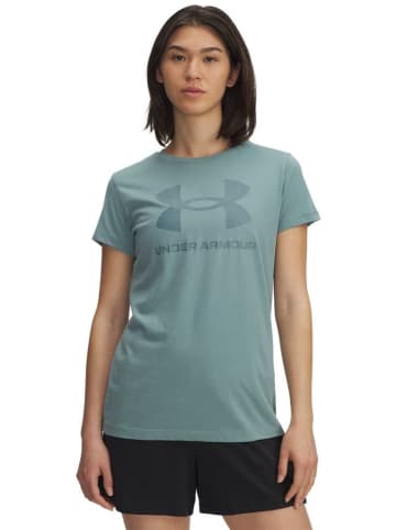 Under Armour Sportshirt "Logo T-Shirt" in Grün