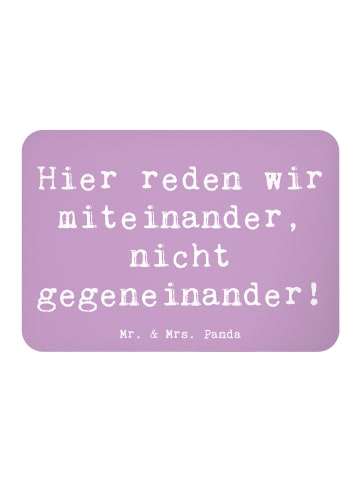 Mr. & Mrs. Panda magnet Spruch Konflikte friedlich lösen mit Spruch in Lavendeltraum