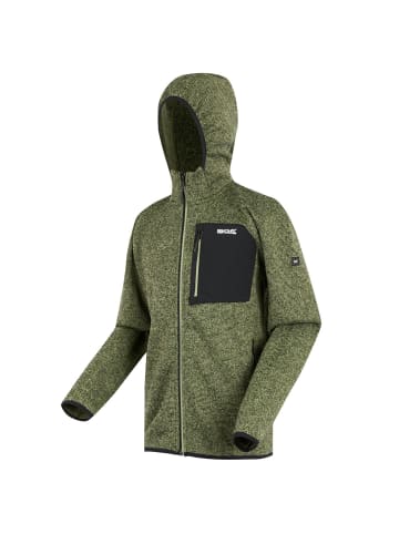 Regatta Strickfleecejacke Newhill mit Kapuze in Grün