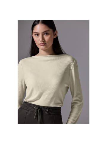 Street One Langarmshirt in cloud cream mel.