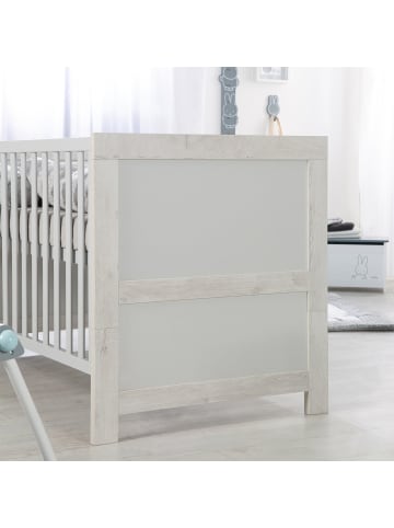 roba Kombi-Kinderbett Mila verstellbar 70 x 140 cm - Grau