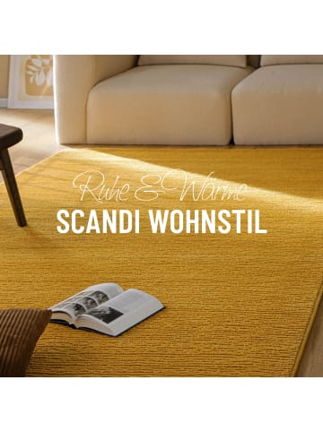 Wecon Home Wollteppich Castello ONE in gelb