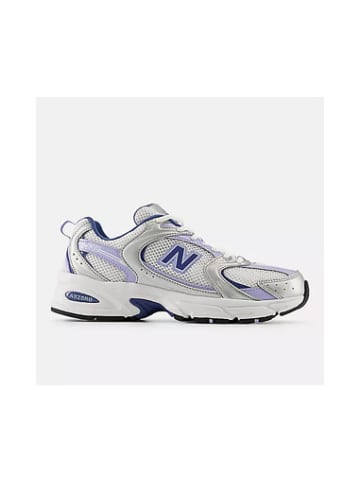 New Balance Sneaker 530 in Silver Metallic / Daybreak / Magic Blue