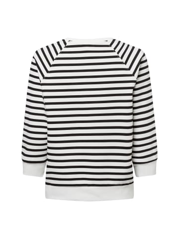 More & More Sweatshirt in weiß schwarz