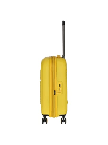 Mandarina Duck Logoduck+ - 4-Rollen-Kabinentrolley 55 cm S erw. (silver) in duck yellow
