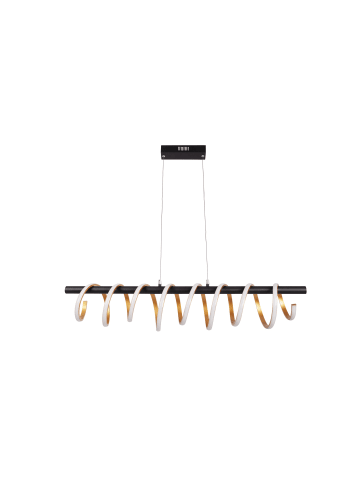 näve LED Pendelleuchte "BELLEZA" in gold - (L)100 cm x (B)20 cm x (H)150 cm - EEK D