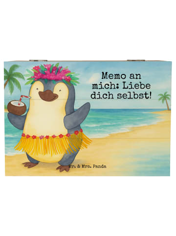 Mr. & Mrs. Panda fotobox Pinguin Kokosnuss Design mit Spruch in Weiß
