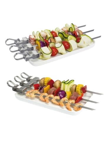 bremermann 6-er-Set Grillspieße 11 x 4,5 x 44 cm in Edelstahl