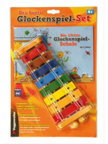 Voggenreiter Buntes Glockenspielset mit Buch Kleine Glockenspielschule - ab 4 Jahre