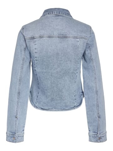 Noisy may Jeanshemd in Light Blue Denim1
