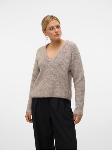 Vero Moda Strickpullover in Moon Rock