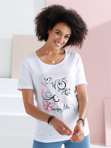 Sieh an! Shirt in weiß