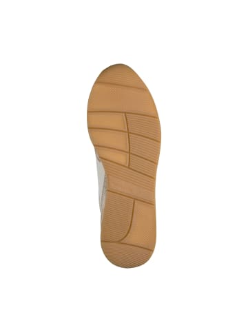 Tamaris Niedrige Sneaker mit Schnürung Beige