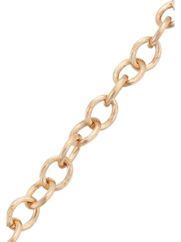 faina Women Round Link Bracelet in Rose Gold