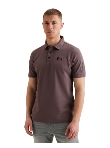 PME Legend Poloshirt SHORT SLEEVE POLO AMERICAN CLASSIC in Braun