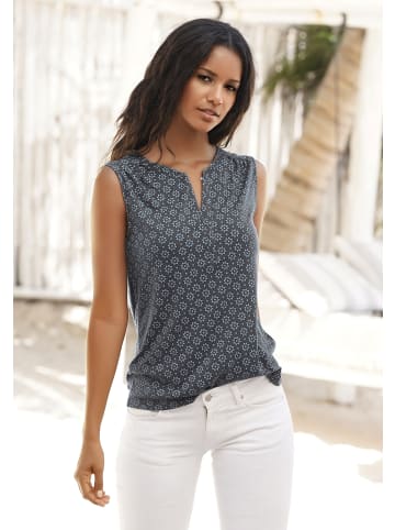 LASCANA Shirttop in beere, blau