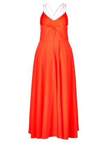 Vera Mont Abendkleid mit Volant in Flame Mandarin