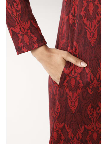 Aniston CASUAL A-Linien-Kleid in dunkelrot-rot-weinrot
