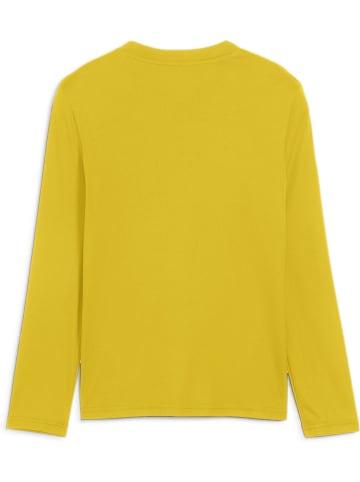 Puma T-Shirt "TeamGoal Baselayer Tee Longsleeve Jr." in Gelb