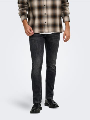 ONLY & SONS Slim Fit Jeans in Washed Black