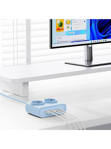 Orico Orico PDC25 25W 6-in-1 Steckdosenleiste (2x Netzanschluss + 2x USB-A + 2x USB-C)