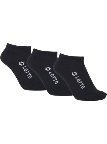 Lotto Socke in Schwarz