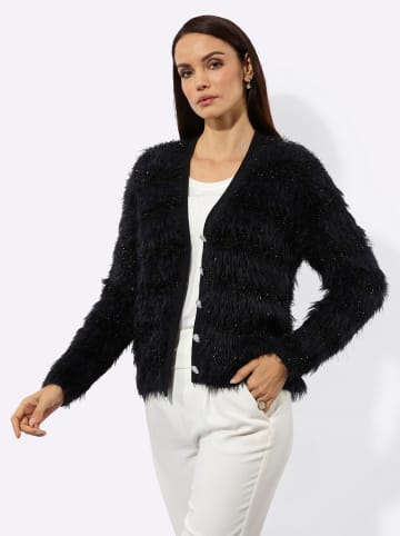 creation L Strickjacke in schwarz