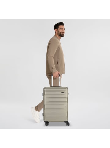 Worldpack New York 2.0 4 Rollen Trolley M 67 cm in champagner metallic